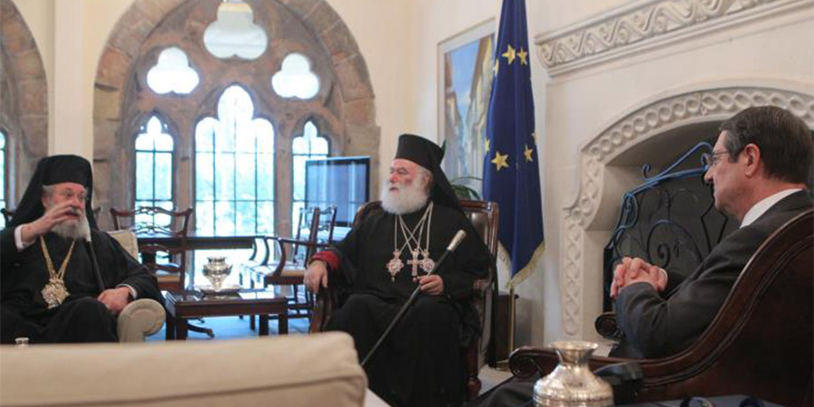 Συνάντηση Πατριάρχη Αλεξανδρείαςμε Κύπρου Χρυσόστομο: Συζήτησαν τρέχοντα εκκλησιαστικά ζητήματα